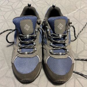 Columbia Waterproof Blue and Black Athletic Shoes